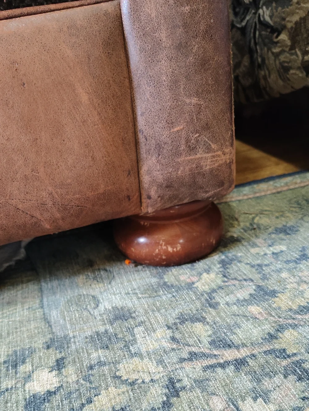 Wooden Furniture Legs - Brown Replacement Set of 4